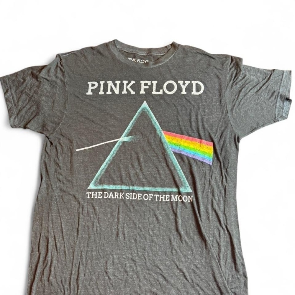 Pink Floyd Dark Side of the Moon Graphic Tee Charcoal Grey Heather Medium